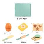 set petit pâtissier en bois montessori