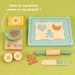 set petit pâtissier en bois montessori