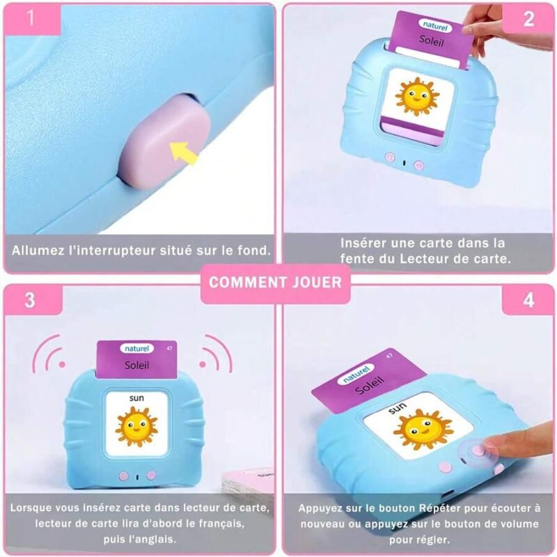 Test Carte Parlante Montessori 510 mots : un petit boîtier pratique mais pas parfait pour l'apprentissage des mots