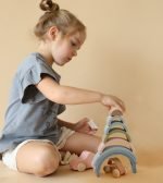 Arc en ciel Montessori en Silicone - jeux éducatif montessori