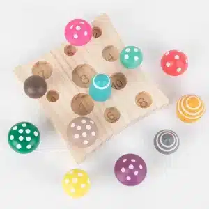 Bloc de construction champignon - jeux éducatif montessori