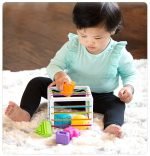 Boite à formes avec élastiques – Jeu de motricité - jeux éducatif montessori