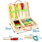 Boîte à outils en bois pour enfant – Montessori - jeux éducatif montessori