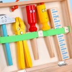 Boîte à outils en bois pour enfant – Montessori - jeux éducatif montessori