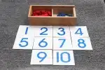 Boite d’apprentissage des mathématiques - jeux éducatif montessori