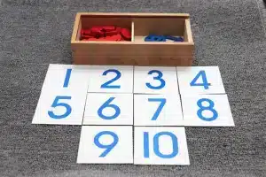 Boite d’apprentissage des mathématiques - jeux éducatif montessori