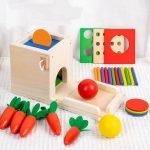 Boite de permanence 4 en 1 - jeux éducatif montessori