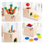 Boite de permanence 4 en 1 - jeux éducatif montessori