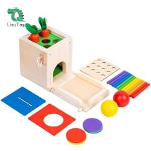 Boite de permanence 4 en 1 - jeux éducatif montessori