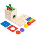Boite de permanence 4 en 1 - jeux éducatif montessori