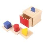 Boite de tri Montessori forme interchangeable - jeux éducatif montessori