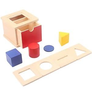 Boite de tri Montessori forme interchangeable - jeux éducatif montessori