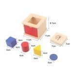 Boite de tri Montessori forme interchangeable - jeux éducatif montessori