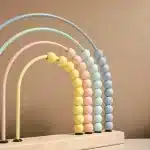Boulier Arc en Ciel en bois - jeux éducatif montessori