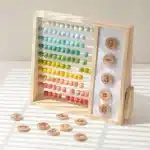 Boulier en bois avec tableau magnetique - jeux éducatif montessori