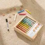 Boulier en bois avec tableau magnetique - jeux éducatif montessori
