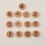 Boulier en bois avec tableau magnetique - jeux éducatif montessori