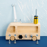 Bus de bricolage montessori - jeux éducatif montessori