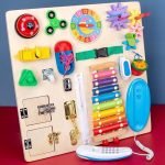 Busy Board Montessori Musical - jeux éducatif montessori
