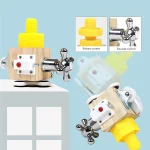 Busy board- Cube en bois - jeux éducatif montessori