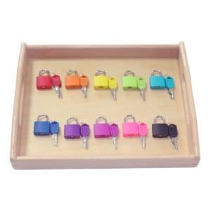 Cadenas colorés pour enfant - jeux éducatif montessori