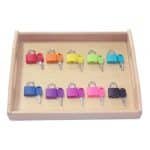 Cadenas colorés pour enfant - jeux éducatif montessori