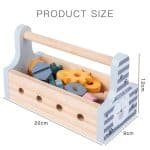 Caisse à outils en bois Montessori - jeux éducatif montessori