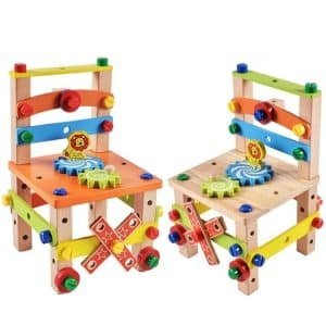 Chaise Montessori à construire - jeux éducatif montessori