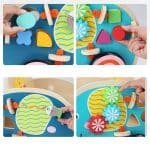 Chariot de Marche Pousseur – Éléphant - jeux éducatif montessori