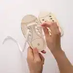 Chaussure Montessori – apprendre à faire les lacets - jeux éducatif montessori
