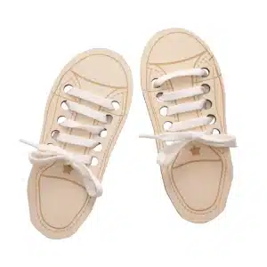Chaussure Montessori – apprendre à faire les lacets - jeux éducatif montessori