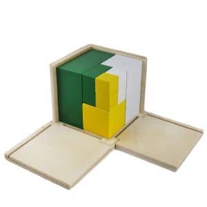 Cube d’Apprentissage des Volumes - jeux éducatif montessori