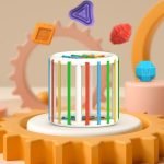 Cylindre à Formes – Jeu d’éveil bébé - jeux éducatif montessori