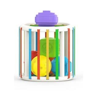 Cylindre à Formes – Jeu d’éveil bébé - jeux éducatif montessori