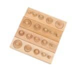 Cylindres en bois – Jouet Montessori - jeux éducatif montessori