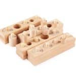 Cylindres en bois – Jouet Montessori - jeux éducatif montessori