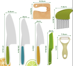 Ensemble de couteaux de cuisine pour enfants - jeux éducatif montessori