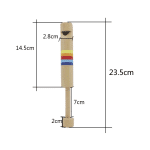 Flûte en bois montessori - jeux éducatif montessori