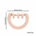 Hochets en bois Montessori – grelot et anneaux dentition