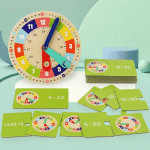 Horloge d’apprentissage montessori - jeux éducatif montessori