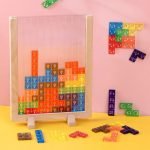 Jeu Tetris 3D à la verticale - jeux éducatif montessori