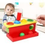 Jeu a Marteler en Bois 4 Couleurs - jeux éducatif montessori