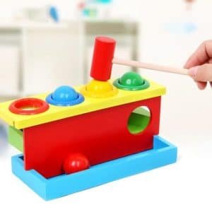 Jeu a Marteler en Bois 4 Couleurs - jeux éducatif montessori