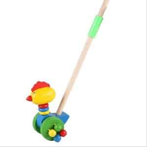 Jeu à pousser – Coq - jeux éducatif montessori