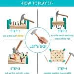 Jeu de Construction Clou-Marteau - jeux éducatif montessori