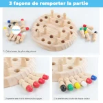 Jeu de pions Montessori - jeux éducatif montessori