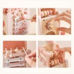 Jeux montessori 1 an planche d’eveil chateau - jeux éducatif montessori
