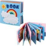 Jeux montessori le livre en tissu - jeux éducatif montessori