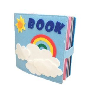 Jeux montessori le livre en tissu - jeux éducatif montessori