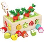 Jouet Montessori chariot des légumes - jeux éducatif montessori